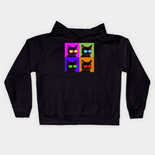 Warhol Cats Kids Hoodie